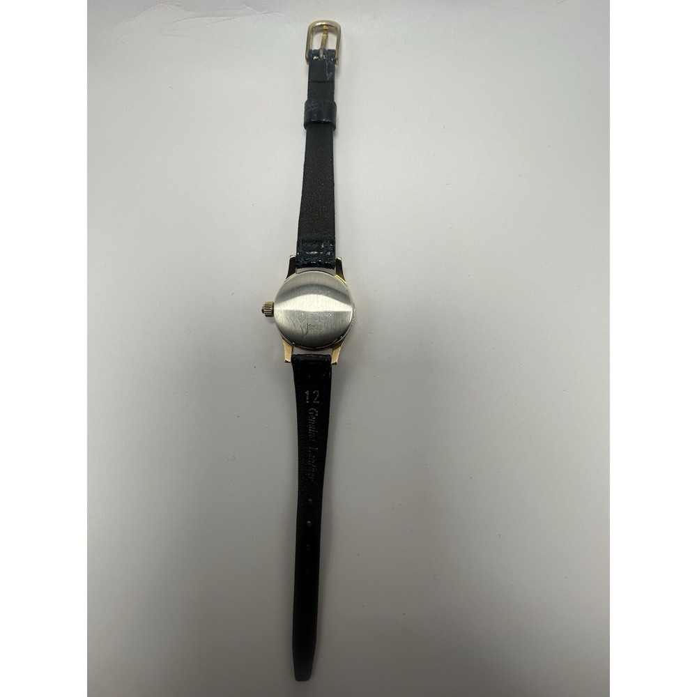 NFB Braille‎ Ladies Watch New Battery Swiss Made 25MM 7" Leather Band C27 - Picture 8 of 13